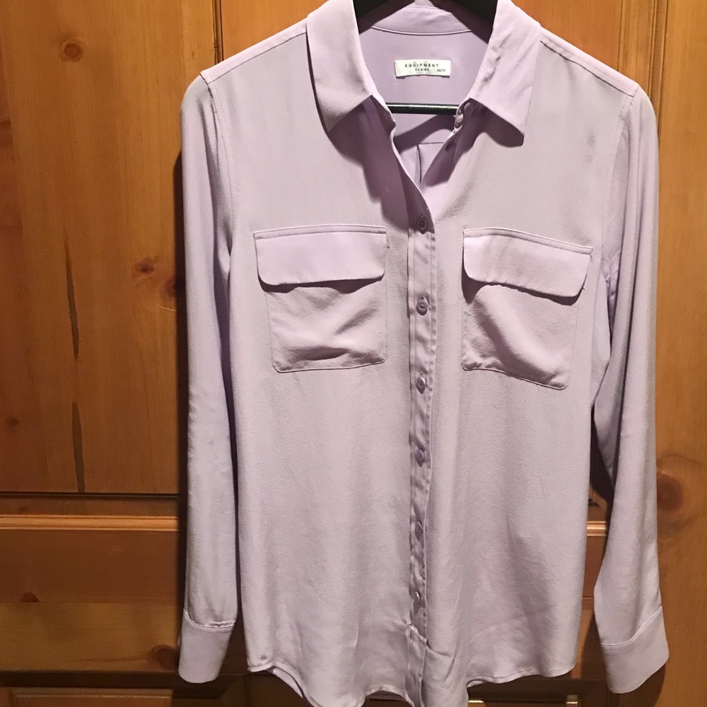 Equipment silk blouse